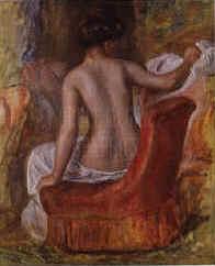 Pierre Renoir Nude in an Armchair Sweden oil painting art